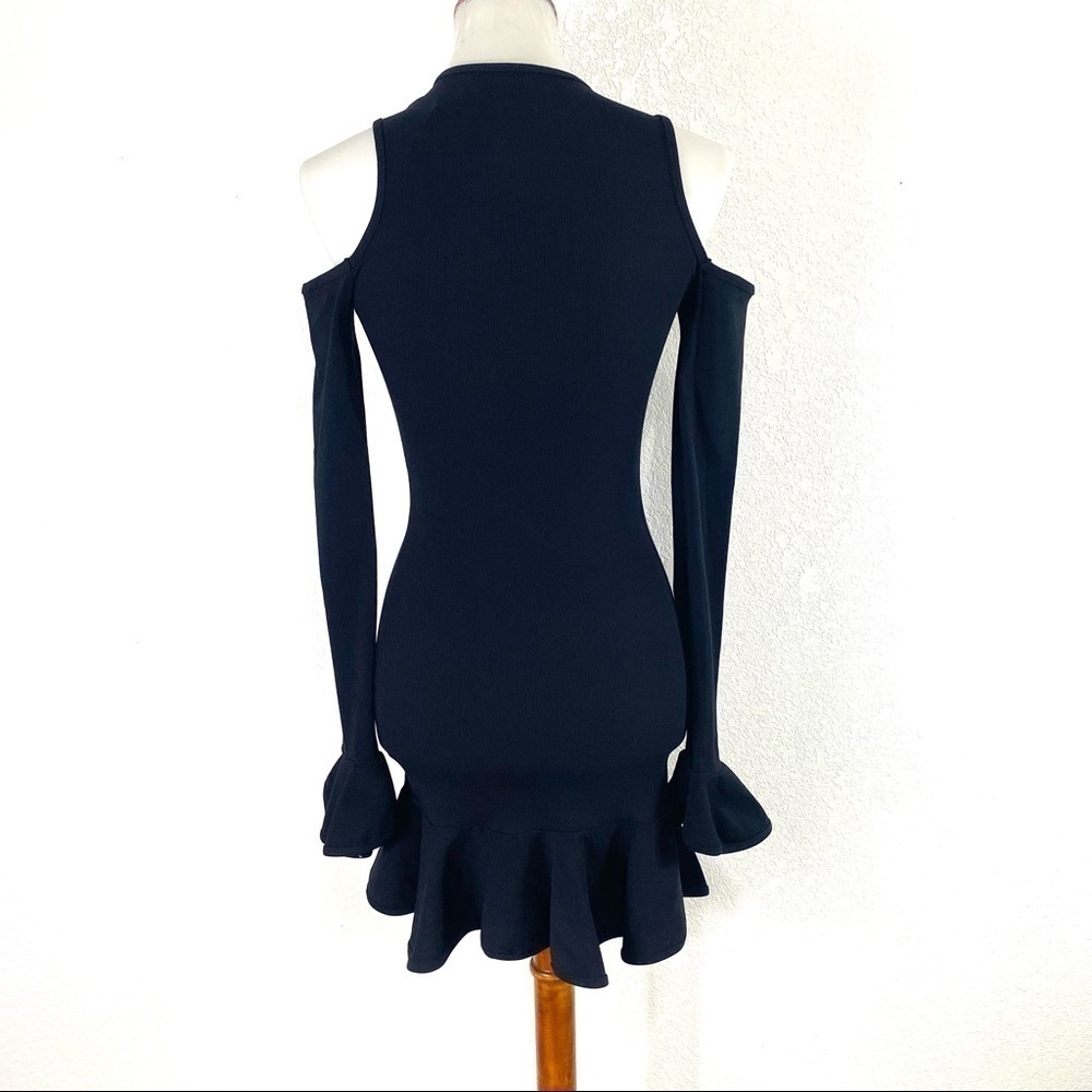 Michael Lo Sordo Legion Crew-Neck Frill Dress 10 — image 5 of 8
